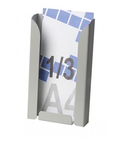 Display stand 1/3 A4V (brochure holders) (Silver)
