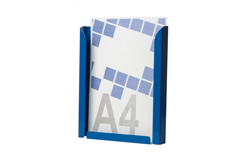 Display stand A4V (brochure holders). Color Blue
