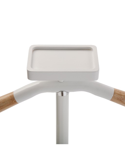 Colgador de ropa o galán, modelo Pino (Blanco) Colgador de ropa o galán, modelo Pino (Blanco)