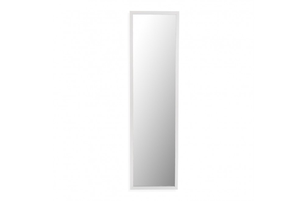 Metal wall mirror. Model Paris (White)
