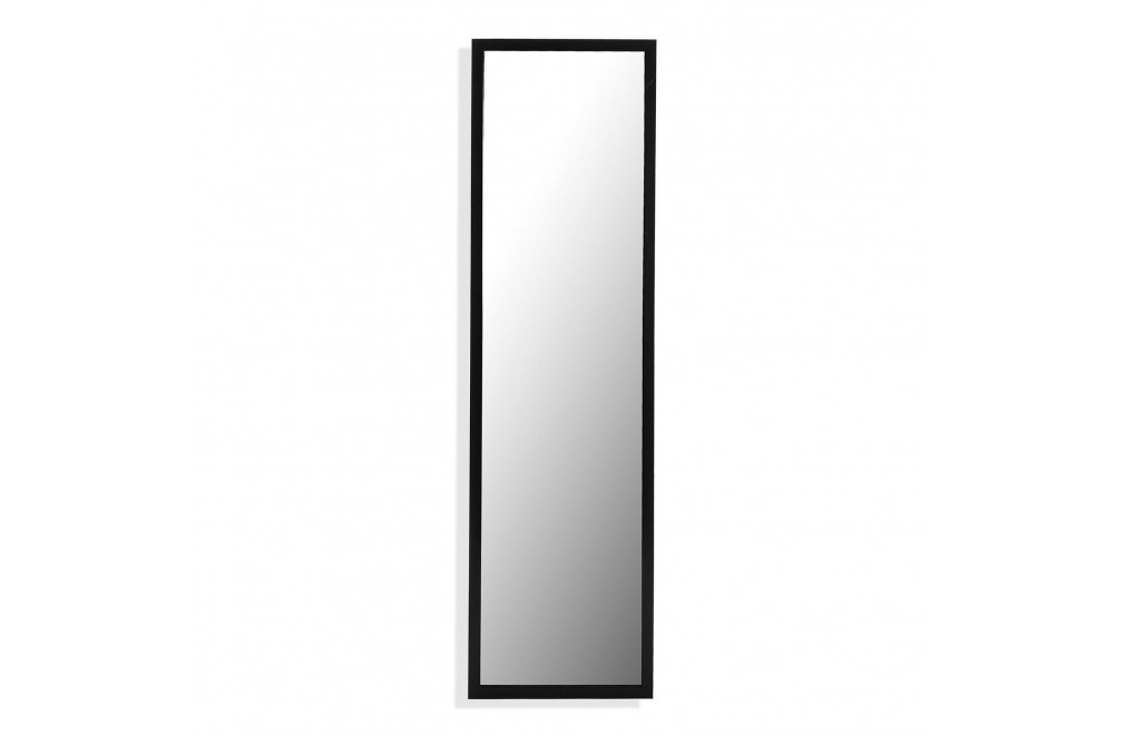 Espejo de pared metálico. Modelo París (Negro)