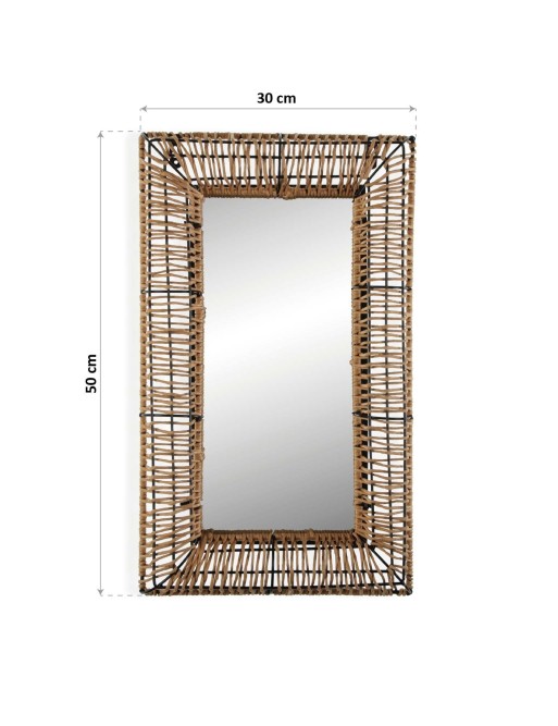 Miroir mural. Modèle Bambou