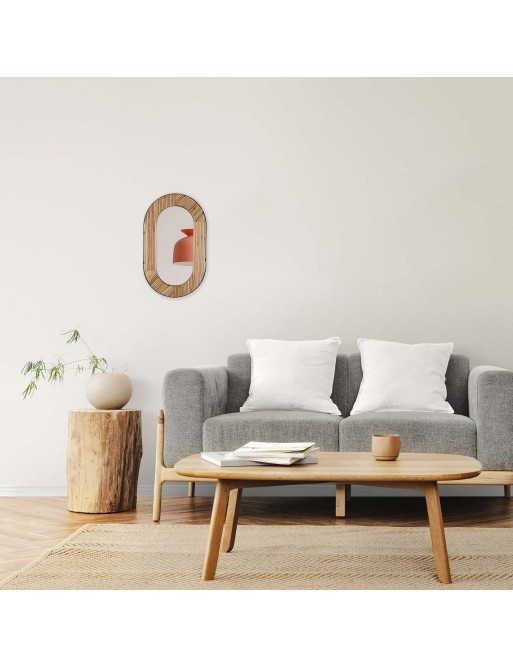 Wall mirror. Model Bamboo 3