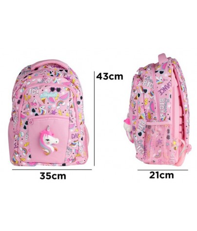 Backpack. Unicornio model