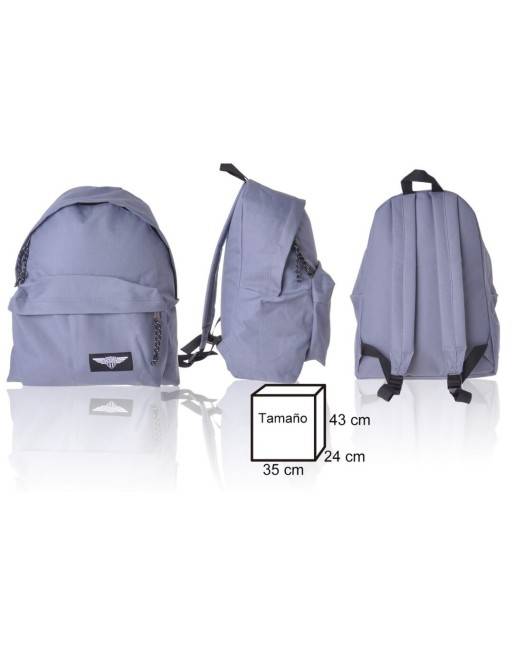 Mochila gris. Modelo SD Mochila gris. Modelo SD