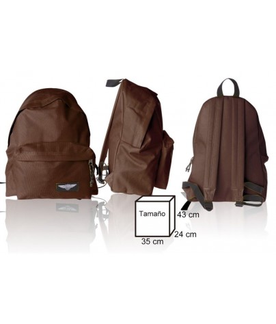 Brown backpack. SD model