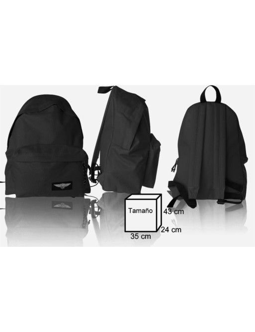 Sac à dos de sport noir. Modèle sportif