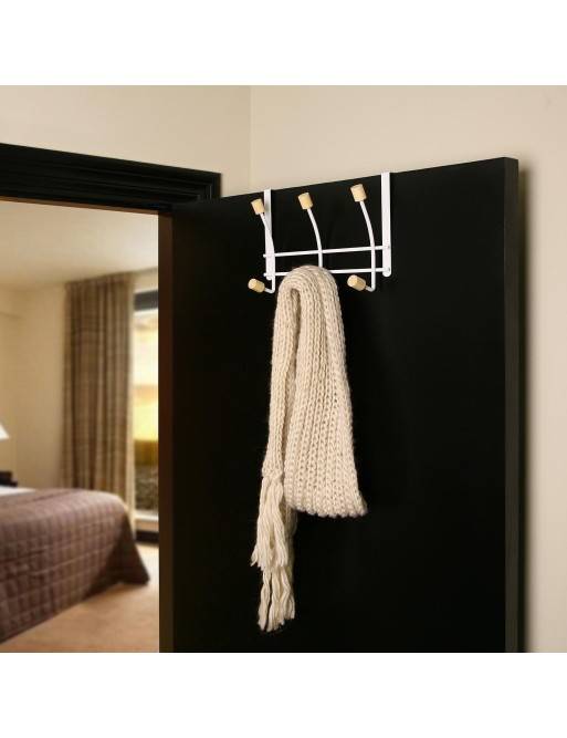 Door rack with 6 hangers Door rack with 6 hangers