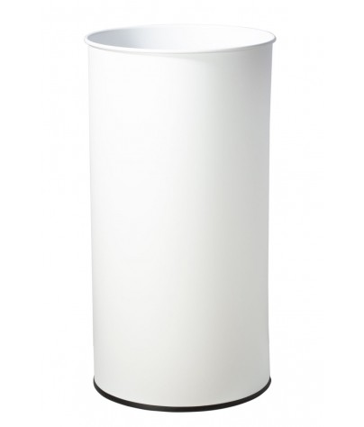 Wastepaper basket 25 Liters - 50 x 26 cm (White)