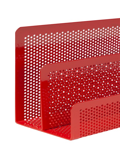 Briefhalter. Rote Farbe