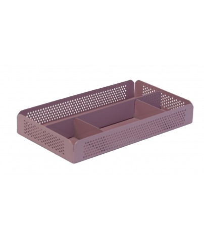 Compartmented tray / Case. Lila color