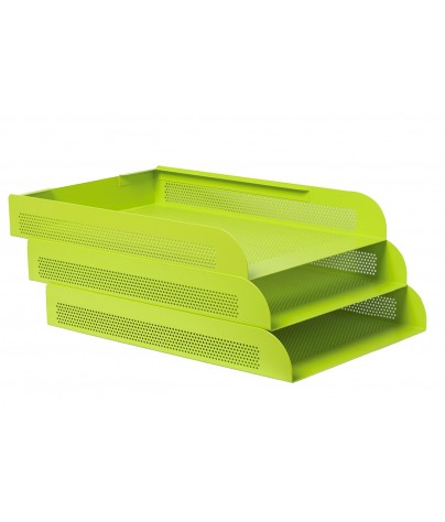 Stackable document tray. Fluorine Color (3 units)