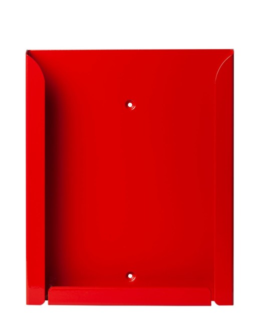 Présentoir mural A4V (porte-brochures). Couleur rouge Présentoir mural A4V (porte-brochures). Couleur rouge