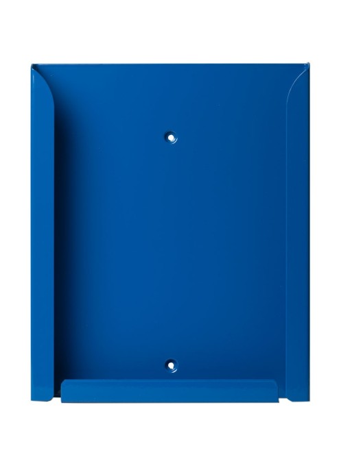 Wandprospekthalter A4V. Farbe blau Wandprospekthalter A4V. Farbe blau