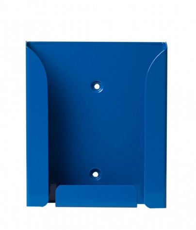 Expositor portafolletos metálico DIN A6 color Azul