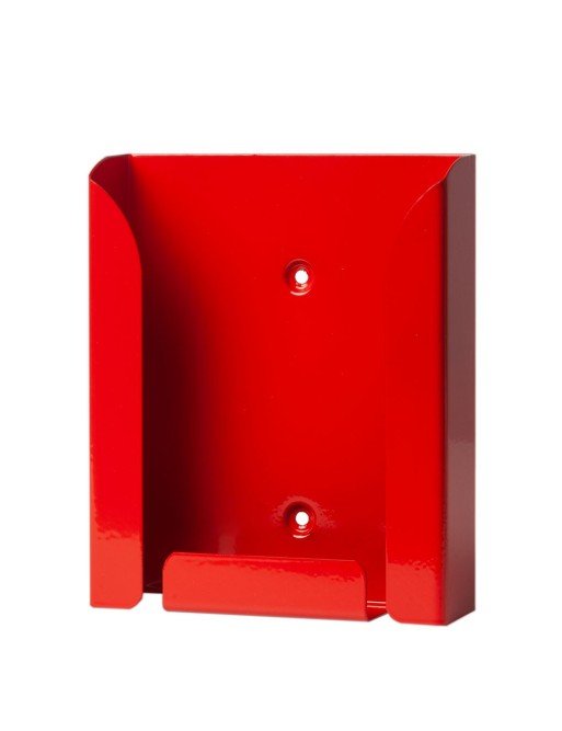 Expositor portafolletos metálico DIN A6 color Rojo Expositor portafolletos metálico DIN A6 color Rojo