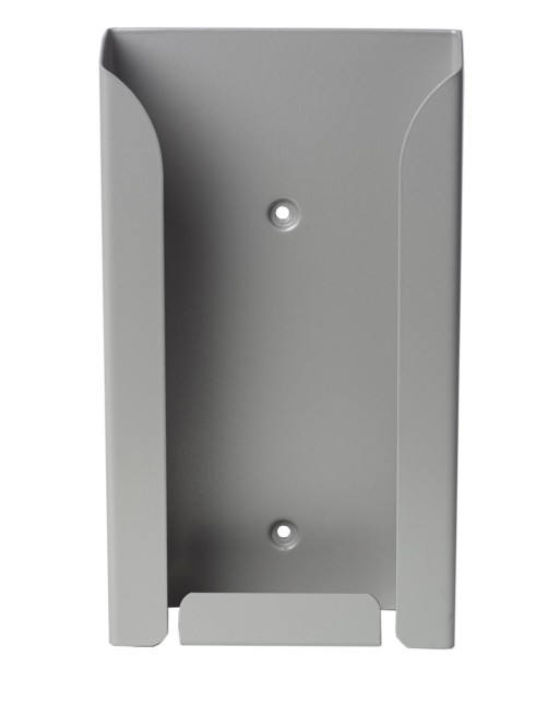 Expositor portafolletos metálico 1/3 A4V Plata Expositor portafolletos metálico 1/3 A4V Plata