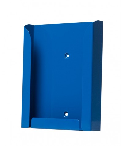 Expositor portafolletos metálico A5V color Azul