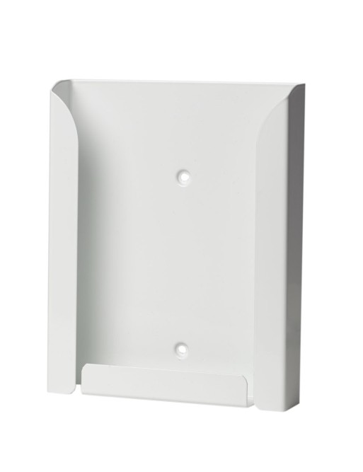 Présentoir mural A5V (porte-brochures). Couleur blanche Présentoir mural A5V (porte-brochures). Couleur blanche