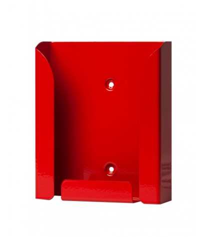 Wandprospekthalter A5V. Rote Farbe