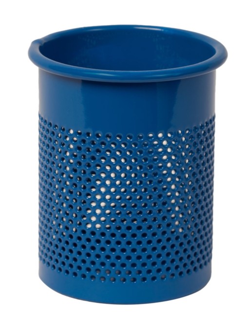 Conjunto sobremesa 8 piezas chapa perforada color azul Conjunto sobremesa 8 piezas chapa perforada color azul