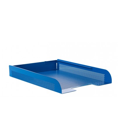 Stackable document tray. Color blue (one unit)
