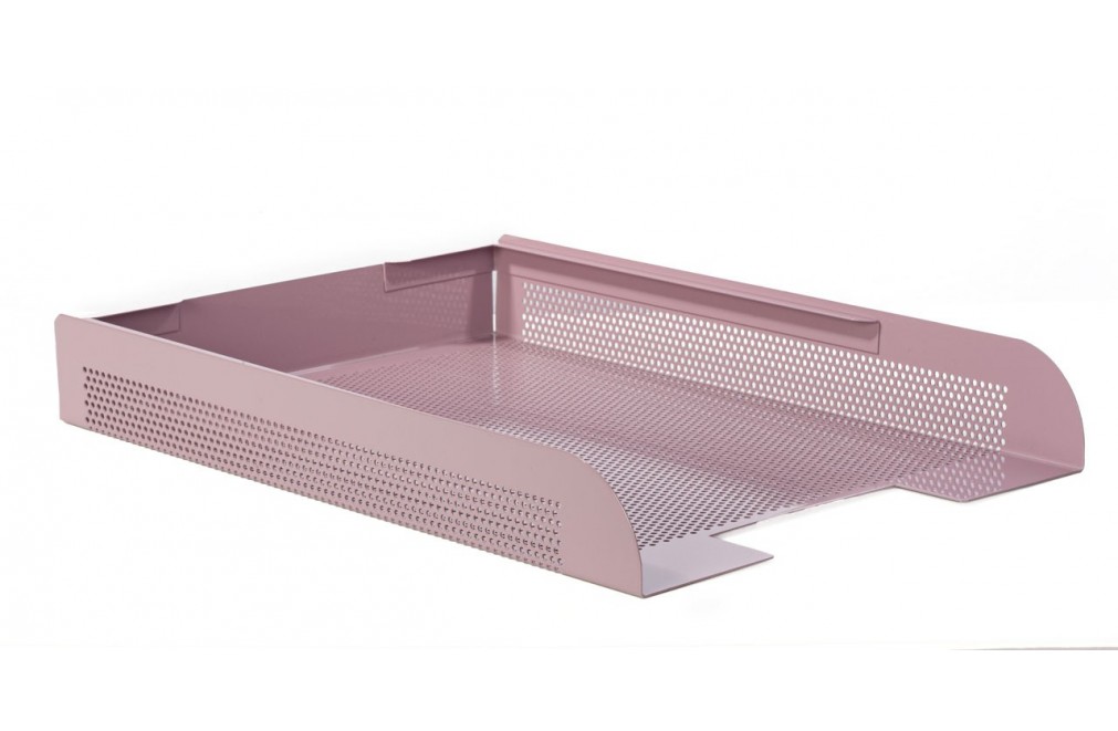 Stackable document tray. Color Lila (one unit)