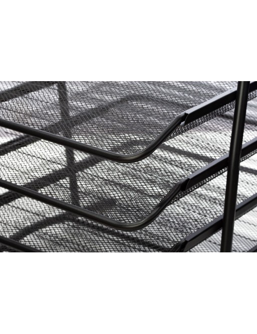 Briefablage. Schwarze Farbe (4 Regale) Briefablage. Schwarze Farbe (4 Regale)