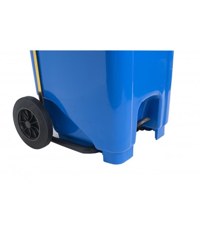 Contenedor industrial con pedal 120 Litros (Azul)