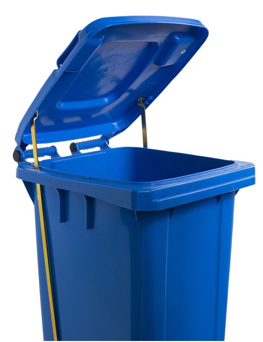 Contenedor industrial con pedal 120 Litros (Azul) Contenedor industrial con pedal 120 Litros (Azul)