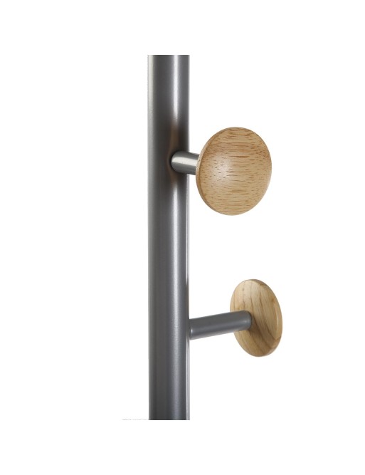 Garderoben Metall mit 7 Kleiderhaken. Silberfarbe Garderoben Metall mit 7 Kleiderhaken. Silberfarbe