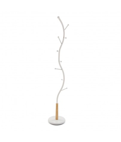 Metal coat rack with 9 hooks. Model Tree (White)