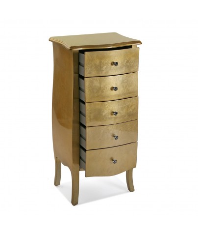 Table with 5 drawers. Model Gold