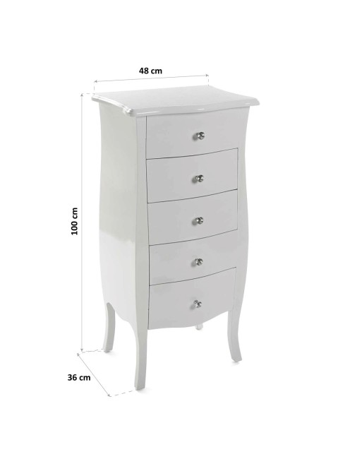 Table with 5 drawers. Model Munich