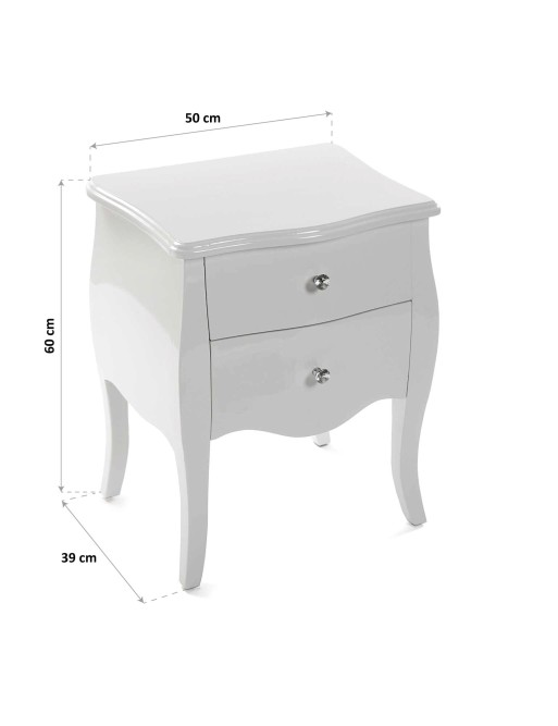 Table with 2 drawers. Model Munich