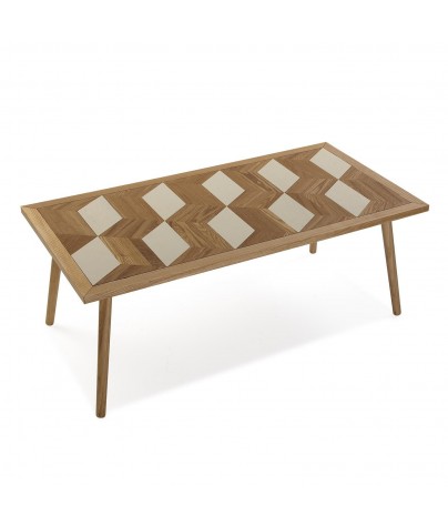 Table en bois, modèle Ajedrez