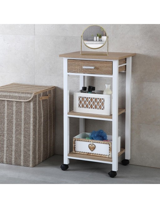 Kitchen cabinet with 1 drawer and 2 shelves, model Malta