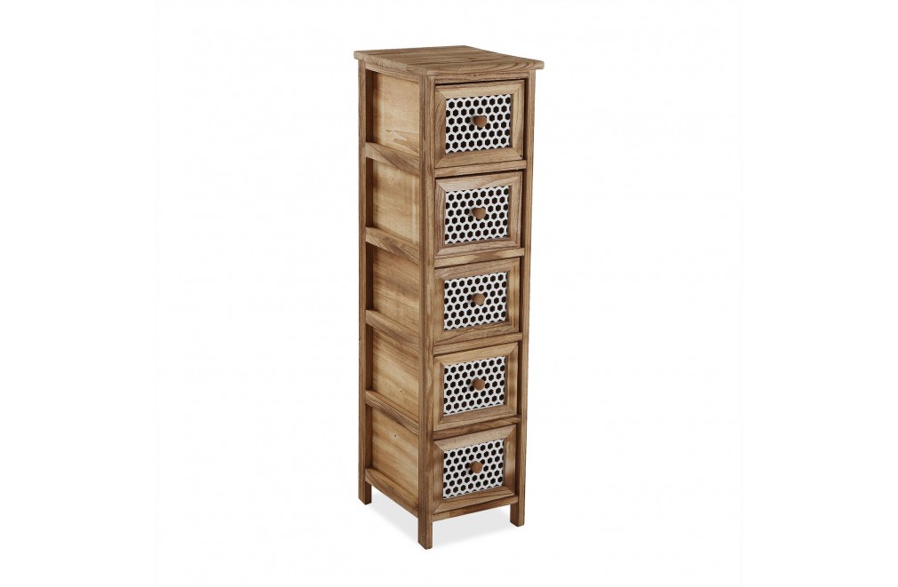 Furniture for your bathroom with 5 drawers, model Hexa