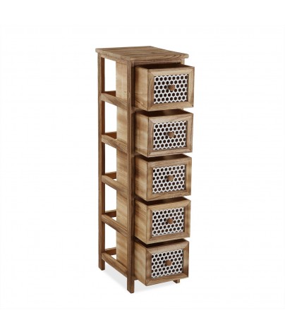 Furniture for your bathroom with 5 drawers, model Hexa