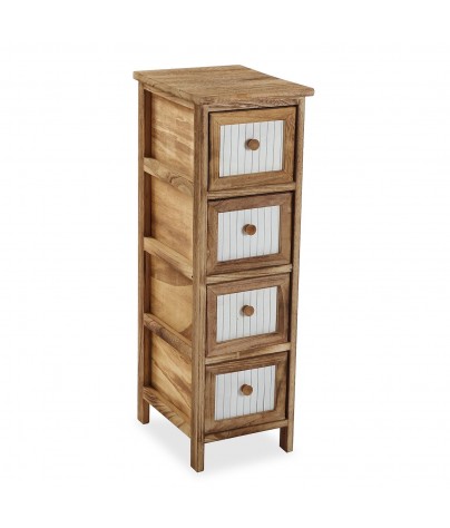 Furniture for your bathroom with 4 drawers, model Verti