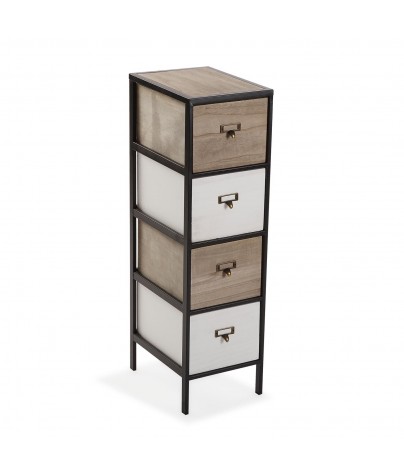 Furniture for your bathroom with 4 drawers, model Metal