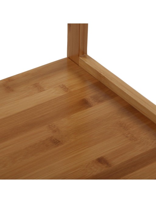 Mueble baño con 2 estantes y cesta para la ropa