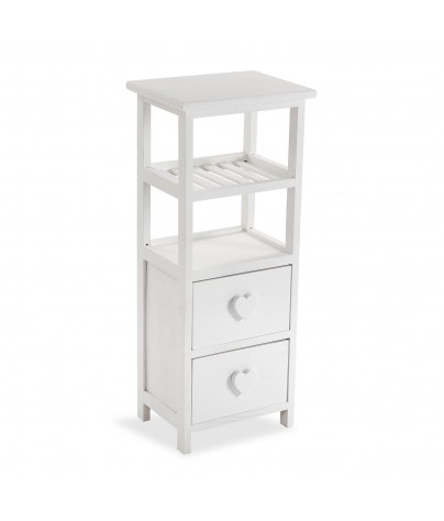 Furniture for your bathroom with 2 drawers, model White