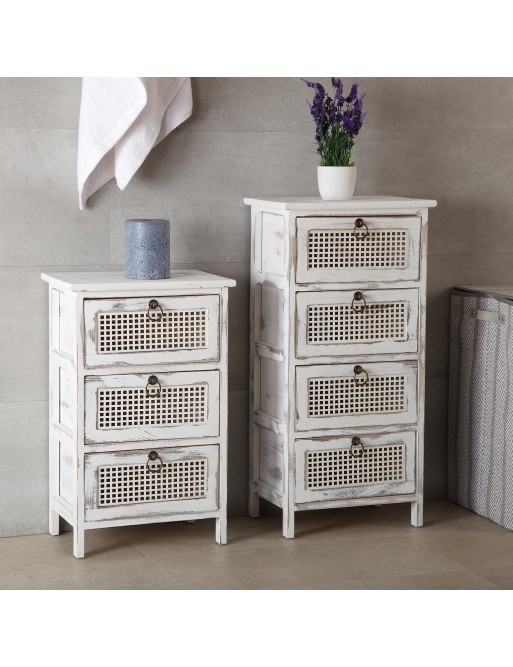 Möbelstuck für dein Badezimmer mit 4 Schubladen, Modell Retro Möbelstuck für dein Badezimmer mit 4 Schubladen, Modell Retro