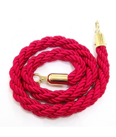 Braided 2.5m cord for cord separator post (Gold / Red)
