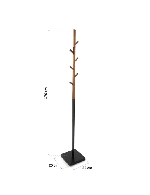 Metal and wood coat stand. Model Colonia (Black)
