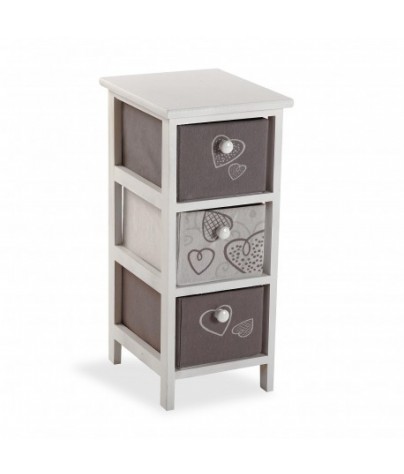 Furniture for your bathroom with 3 drawers, model Cuore