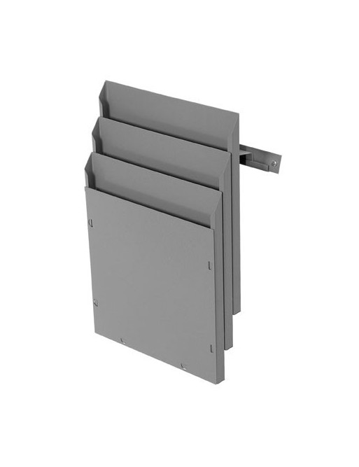 Wandprospekthalter A4V 3 fächer (Silber) Wandprospekthalter A4V 3 fächer (Silber)