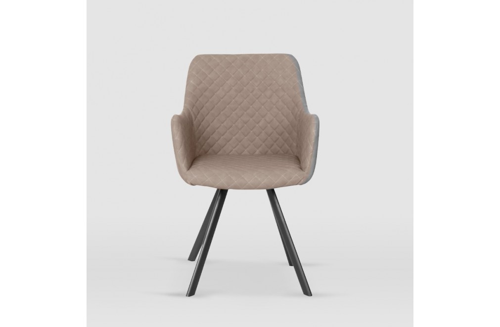 Dining or living room chair. Ana model (Synthetic sand leather)