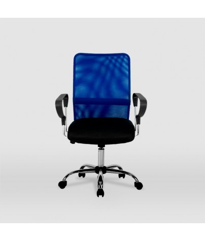 Chaise de bureau, modèle Martín (bleu - Noir)